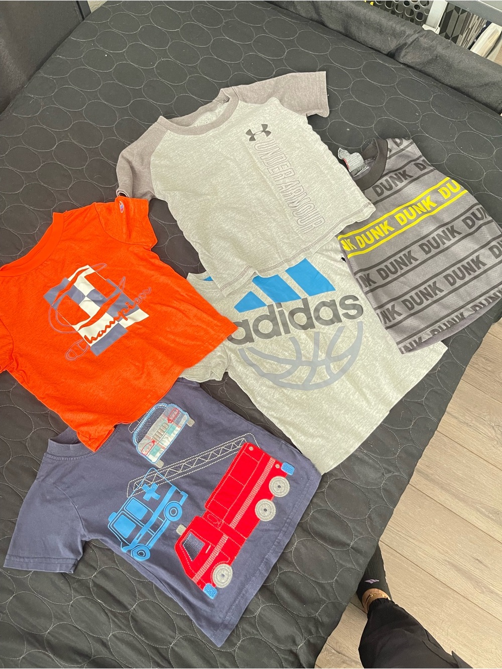 Athletic boy bundle+ truck shirt 2T